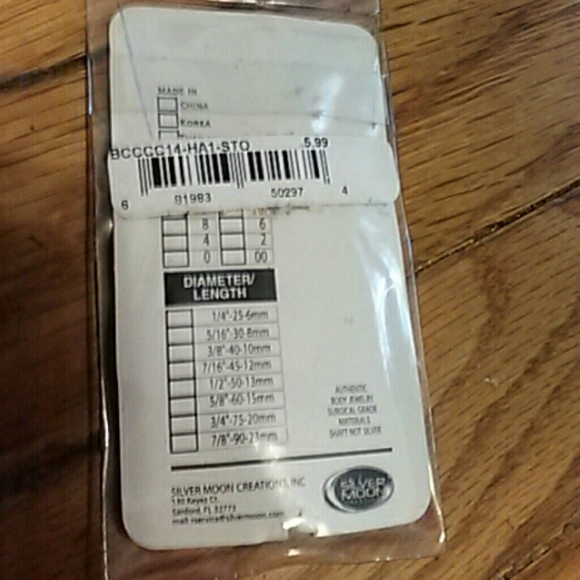 NIP 2 Body Bling Body Jewelry Rings - Picture 3 of 3